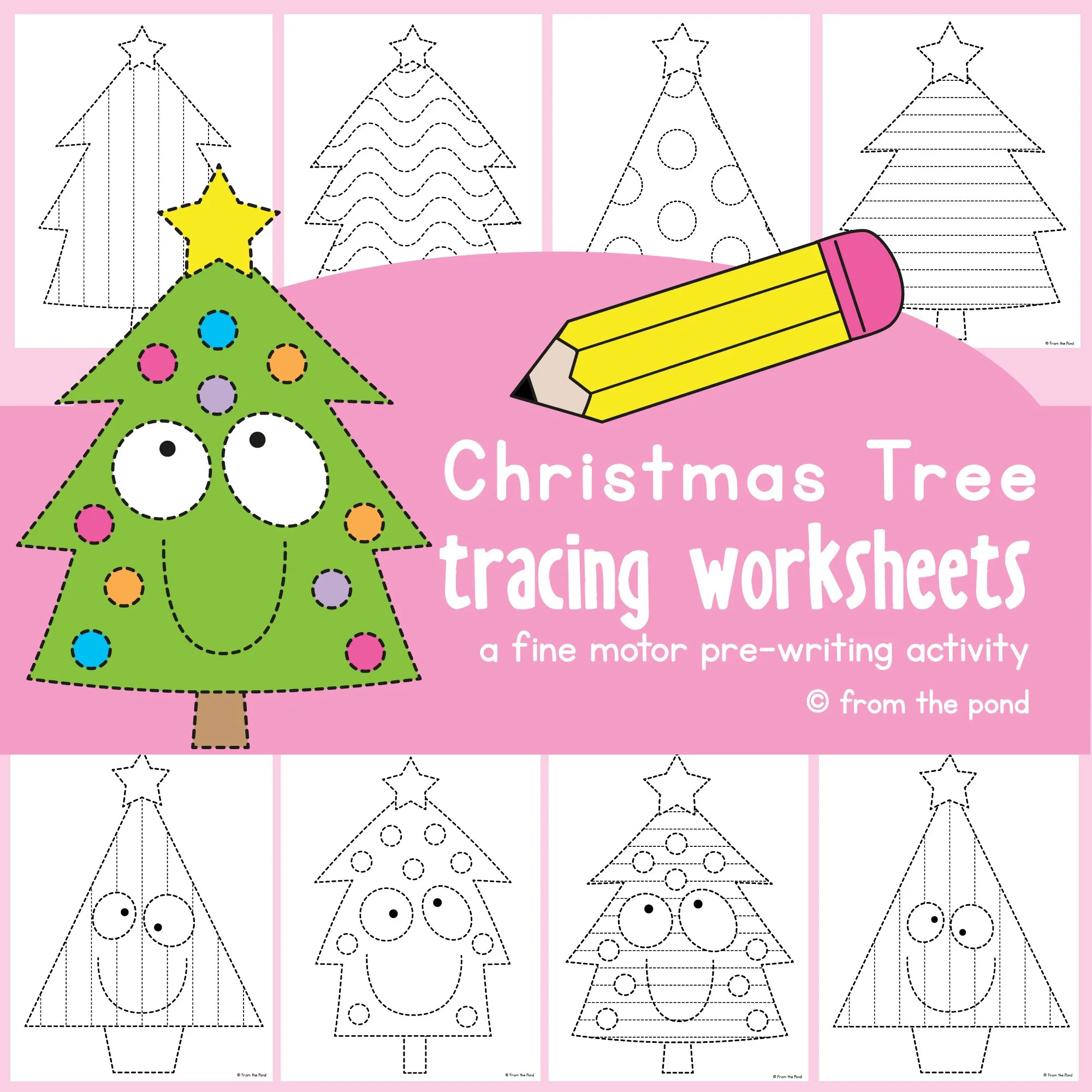 christmas tree teaching ideas and activities — from the pond